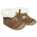 Rose et Chocolat Soft Stepz- suede Tan Girls boots