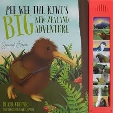 Pee Wee the Kiwi's BIG New Zealand Adventure Sound Book with FREE Pee Wee Toy