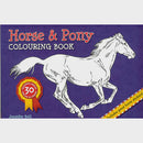 HORSE & PONY COLOURING BOOK RRP $14.99