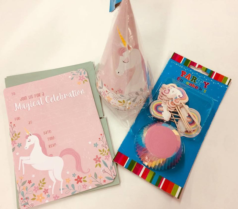 Unicorn Party cupcake kit | Artwrap
