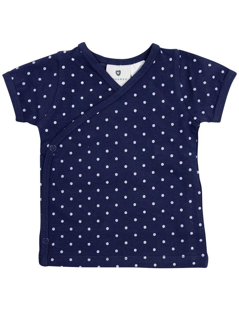 Korango Forest Friends Organic Spot Top - Navy