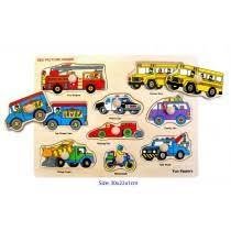 Fun Factory Wooden- Vehicle puzzle