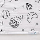 Brolly Sheets | King Single - White Galaxy