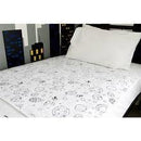 Brolly Sheets | King Single - White Galaxy