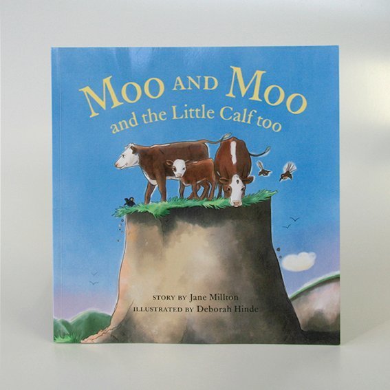 Moo and Moo and the Little Calf too. soft Cover