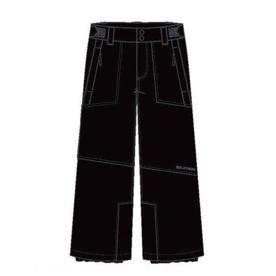 E-Clothing | Black Waterproof Ski Pants sizes 3-7 years