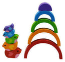 Bird and Rainbow Puzzle Wooden | Kiddie connect