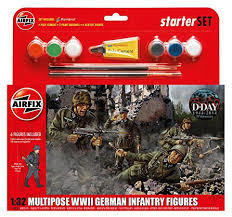 Airfix 1:32 Multipose WWII German Infantry Figures