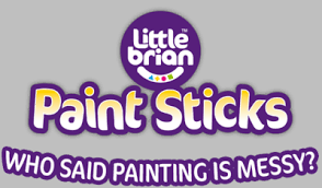 Little Brian -Paint Sticks Day Glow 6 assorted