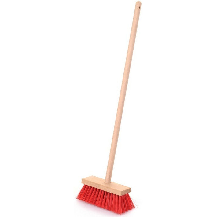 Childrens Wooden Outside Broom - Large