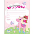 Art Wrap | Patchwork Pony Party Invitations 20 Sheets