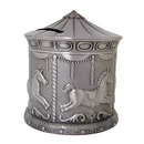 Landmark Concept | Pewter Plated Carousel Money Bank
