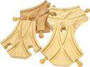 Bigjigs Rail Accessories - Curved Turnout Pieces