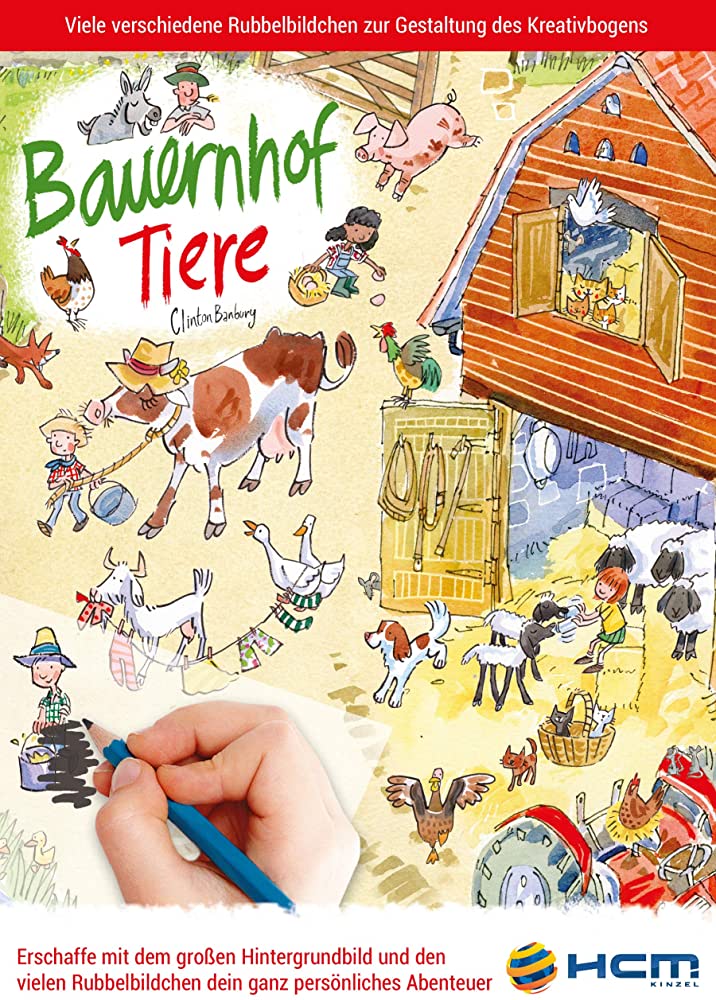 Scribble Down Transfers Activity Pack Kids Stickers - Farmyard Life