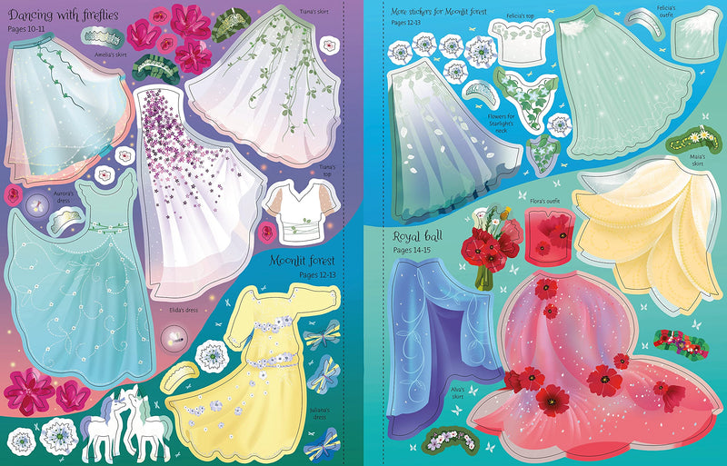Sticker Dolly Dressing Princesses & Fairies