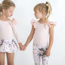 Little Hearts | FLORAL BLUSH  LUXE  FRILL LEOTARD