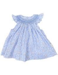 Korango | Baby Girls Raglan Dress Blue Floral