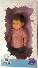 Paola Reina DOWN SYNDROME BABY DOLL Boy (Spanish doll)- Red shirt