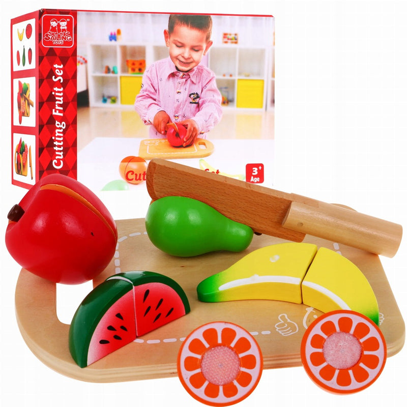 Toyslink | Wooden Cutting Fruit Set