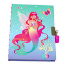 Pink Poppy Shimmering Mermaid Strawberry Scented Lockable Diary