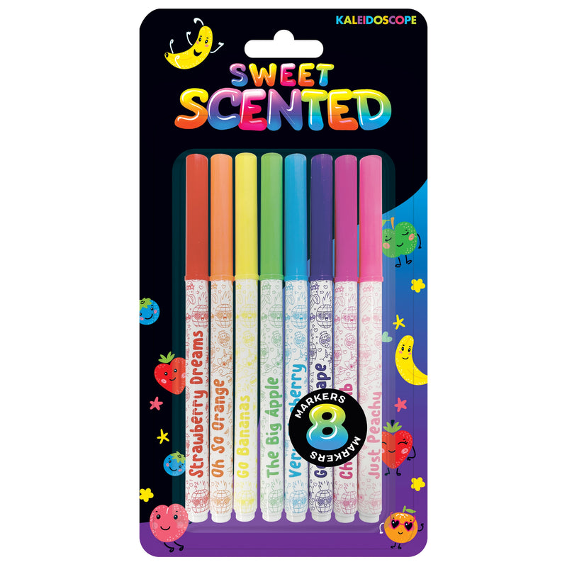 Kaleidoscope Sweet Scented Markers - 8pk