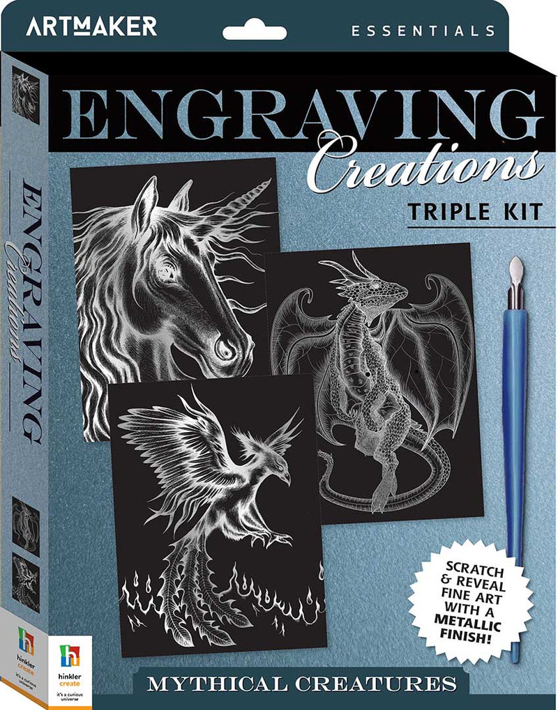 Engraving Creations - Triple Kit - Mythical Creatures