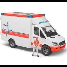 BRUDER | MB Sprinter Ambulance + driver & L&S module