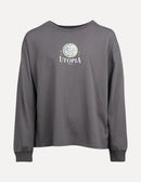 Eve Girl  Utopia Long Sleeve Tee - Charcoal  RRP $44.95  SPECIAL