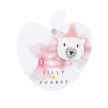 Billy Loves Audrey | Carnival Bear Clip Set