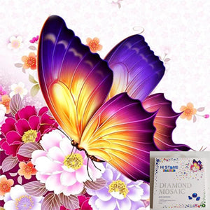 Butterfly - Canvas -5D crystal bead