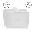 MontiiCo Silicone Pack & Snack Bags -2pk -Clear