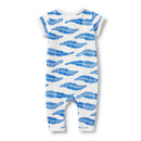 Wilson & Frenchy | Jungle Leaf short sleeve zipsuit