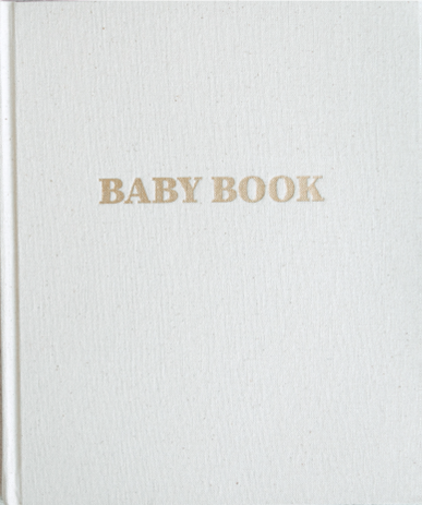 Hardcover Fabric Baby Book
