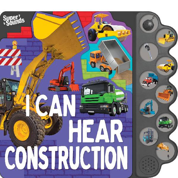 10-Button Super Sound Books - I Can Hear Construction