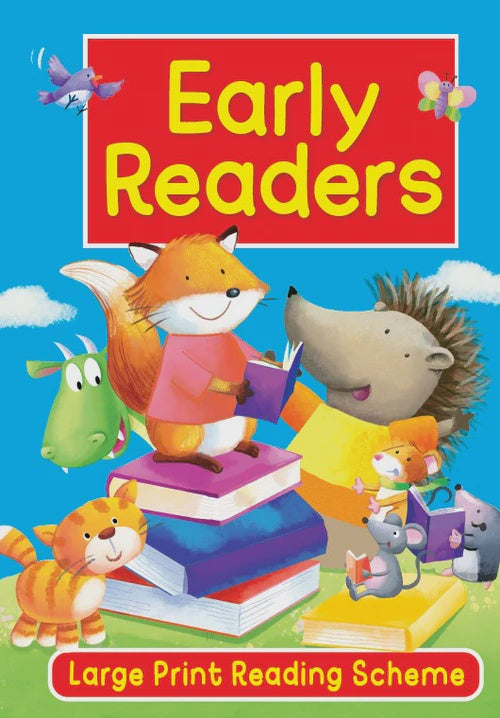 Early readers - Large Print reading - Blue