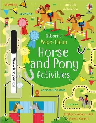Wipe-clean Horse & Pony Activities Book