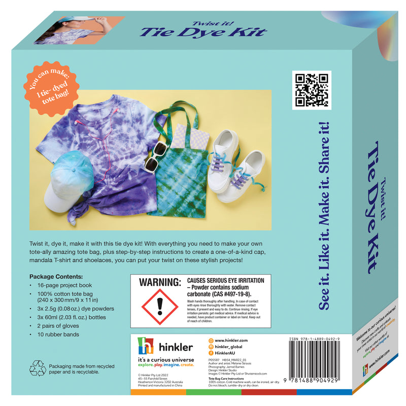 Hinkler | OMC! Twist It Tie Dye Kit