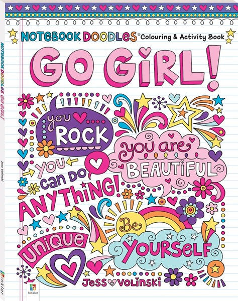 Hinkler | Go Girl Doodle Notebook