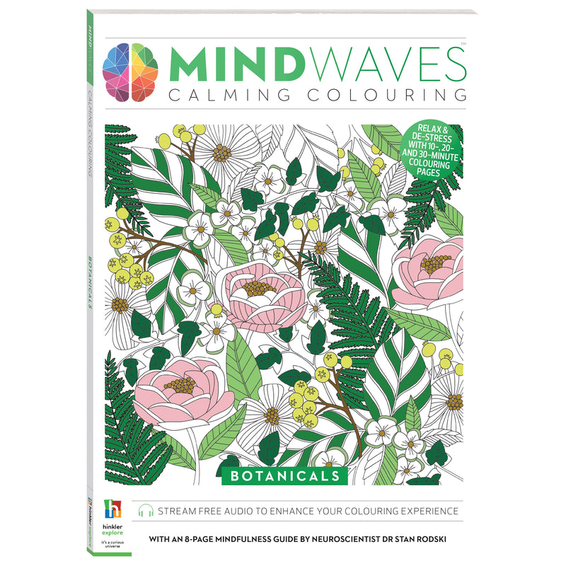 Mindwaves Calming Colouring - Botanicals