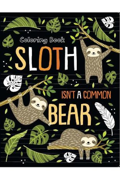 Foiled Colouring: Sloth