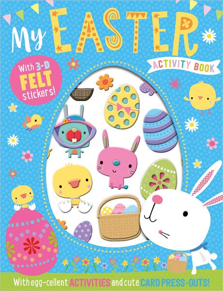 My Easter Activity Book with 3-D Felt Stickers!