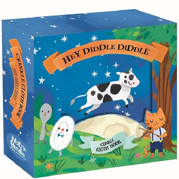 Hey Diddle Diddle Crinkle Cloth Book Gift Box