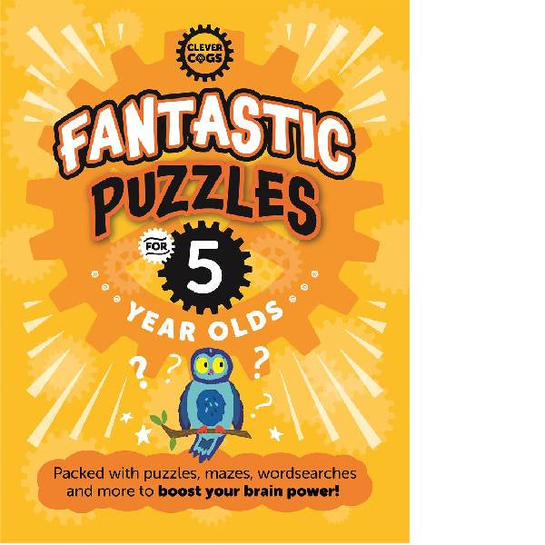 Clever Cogs Fantastic Puzzles For 5yr Olds