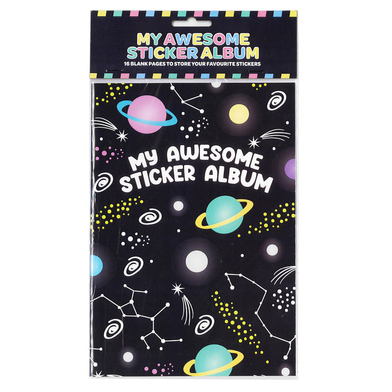 Space Sticker Album Blank 16pgs 21x14.5cm