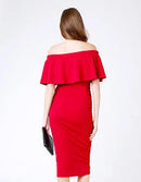Ripe Maternity | SOIREE OFF SHOULDER DRESS