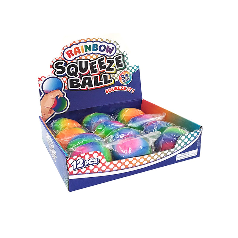 Balls Squeeze Rainbow 7cm