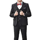 Bamboo | Formal wear Black Older Boys 3 button Jacket