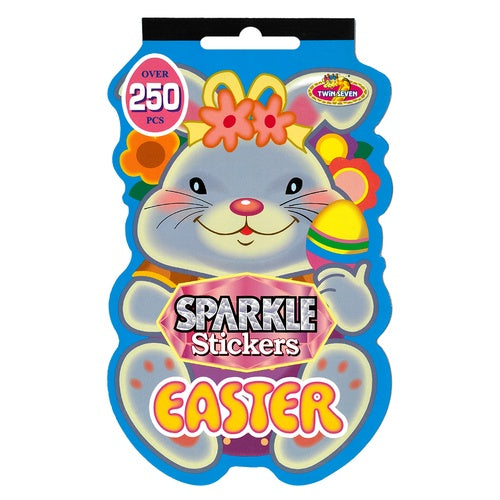 Sticker Pad Sparkle Bunny 250pc (Easter)