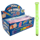 Push Pop Bracelet Glow in Dark 4ast