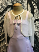 Bamboo | Children's Wear white Mesh Bolero Jacket
